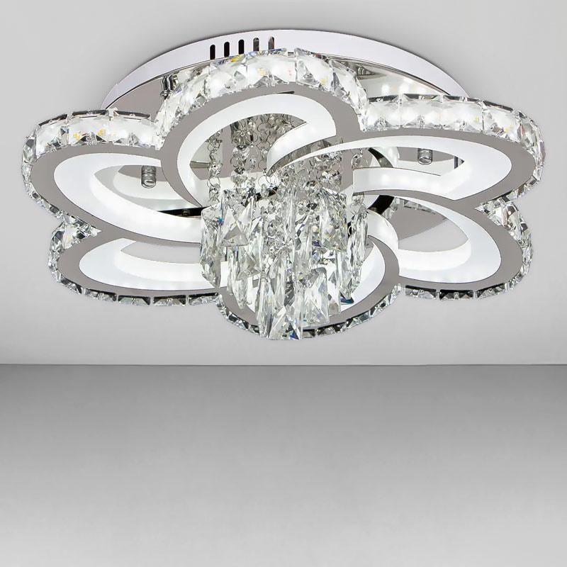 Потолочная люстра LED Light House SY-18280 Dimmer D480 мм 110W Хром