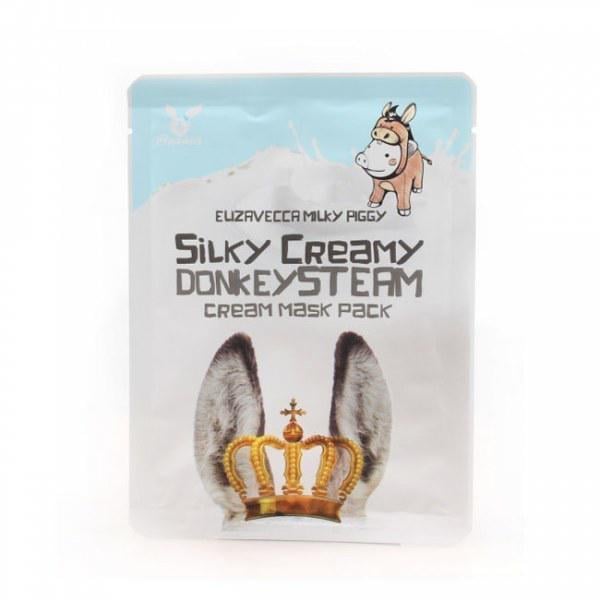 Маска тканевая с паровым кремом Elizavecca Silky Creamy Donkey Steam Cream Mask 25 мл