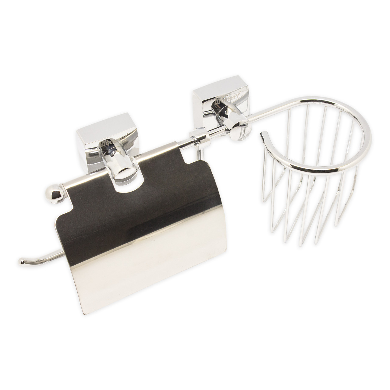 Держатель Besser для бумаги и освежителя воздуха 28х11,5х12 см (KM-8815) Держатель Besser для бумаги и освежителя воздуха 28х11,5х12 см (KM-8815)