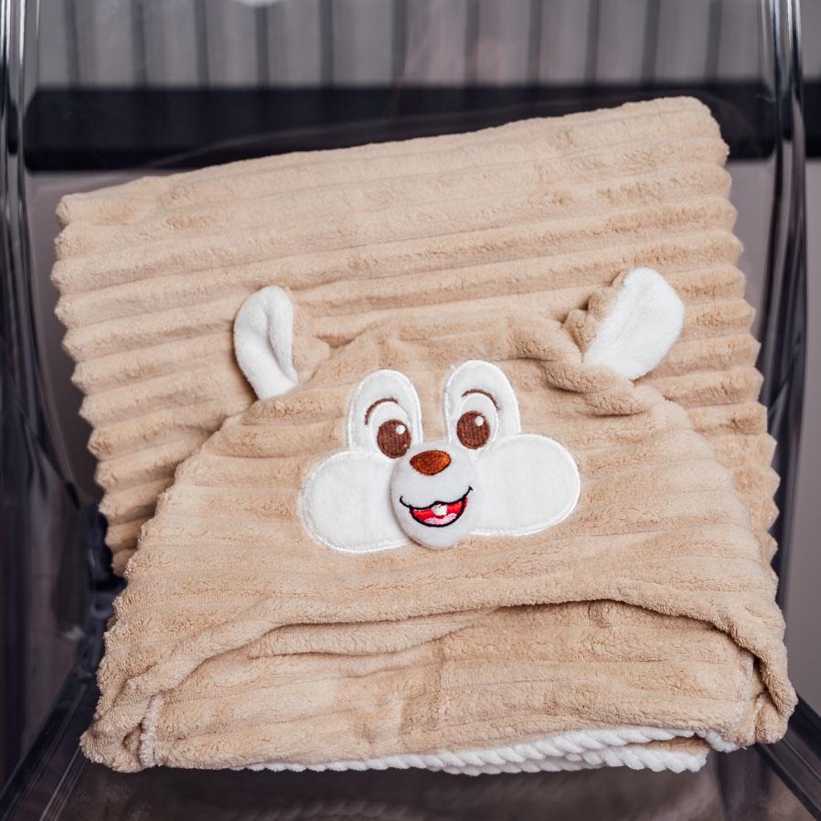 Капюшон детский Мимишка 100х140 см Бежевый (87808)