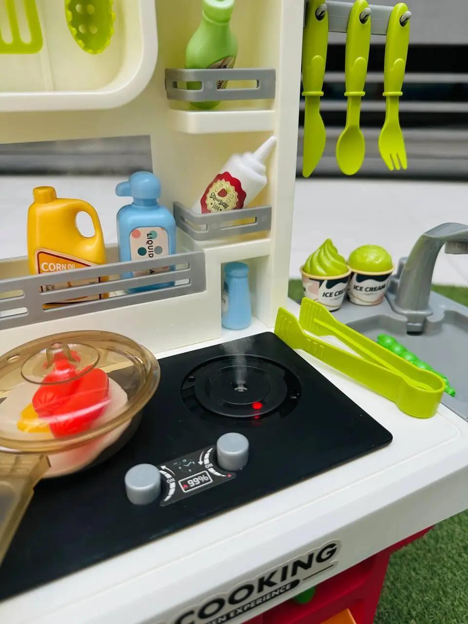 Дитяча кухня Limo Toy 918 А-В з водою/парою/світлом/звуком 65 предметів Червоний (2656489042) - фото 10 Дитяча кухня Limo Toy 918 А-В з водою/парою/світлом/звуком 65 предметів Червоний (2656489042) - фото 10