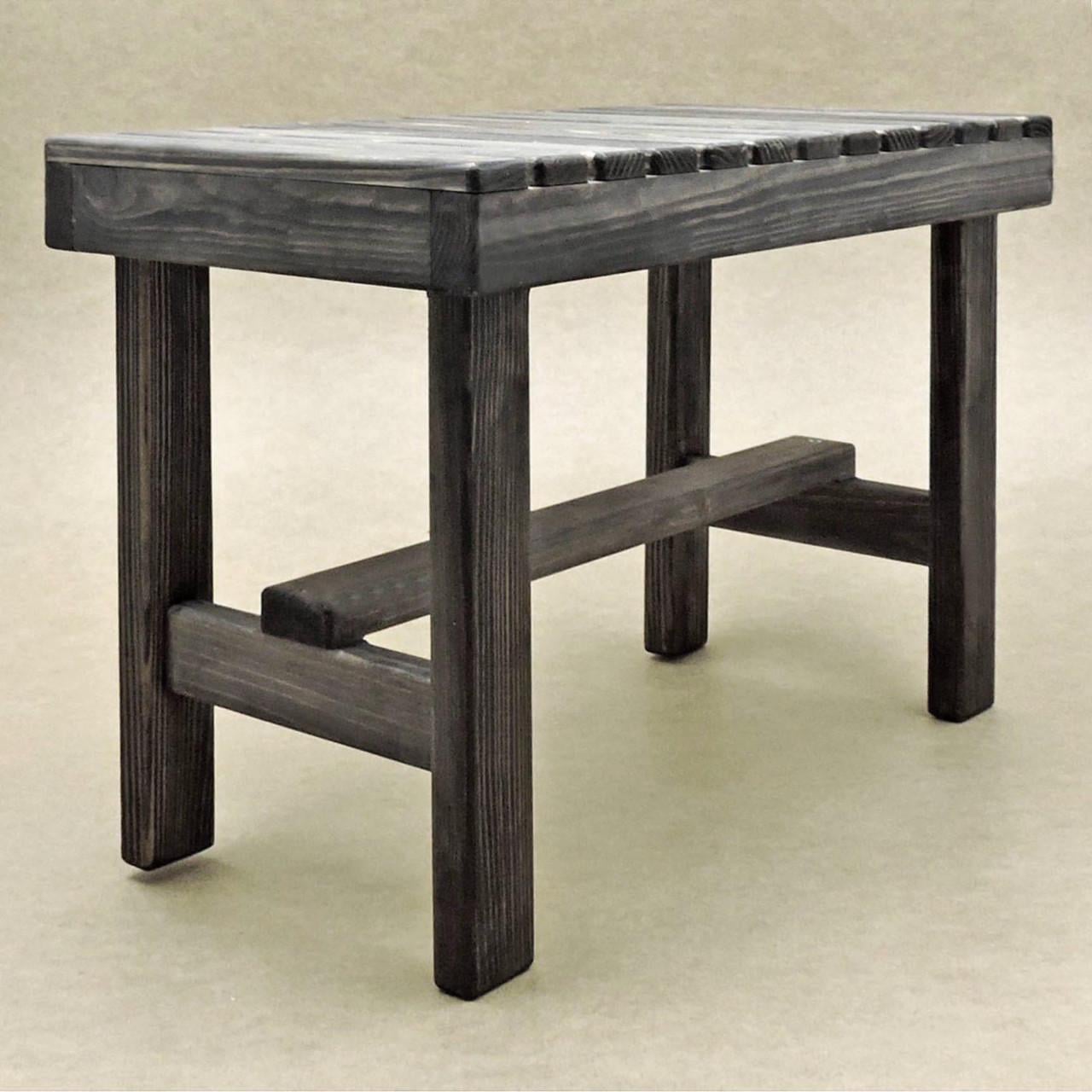 Стульчик из дерева Тилигул 60х30х42 см Мокко (ТАБ-203610)