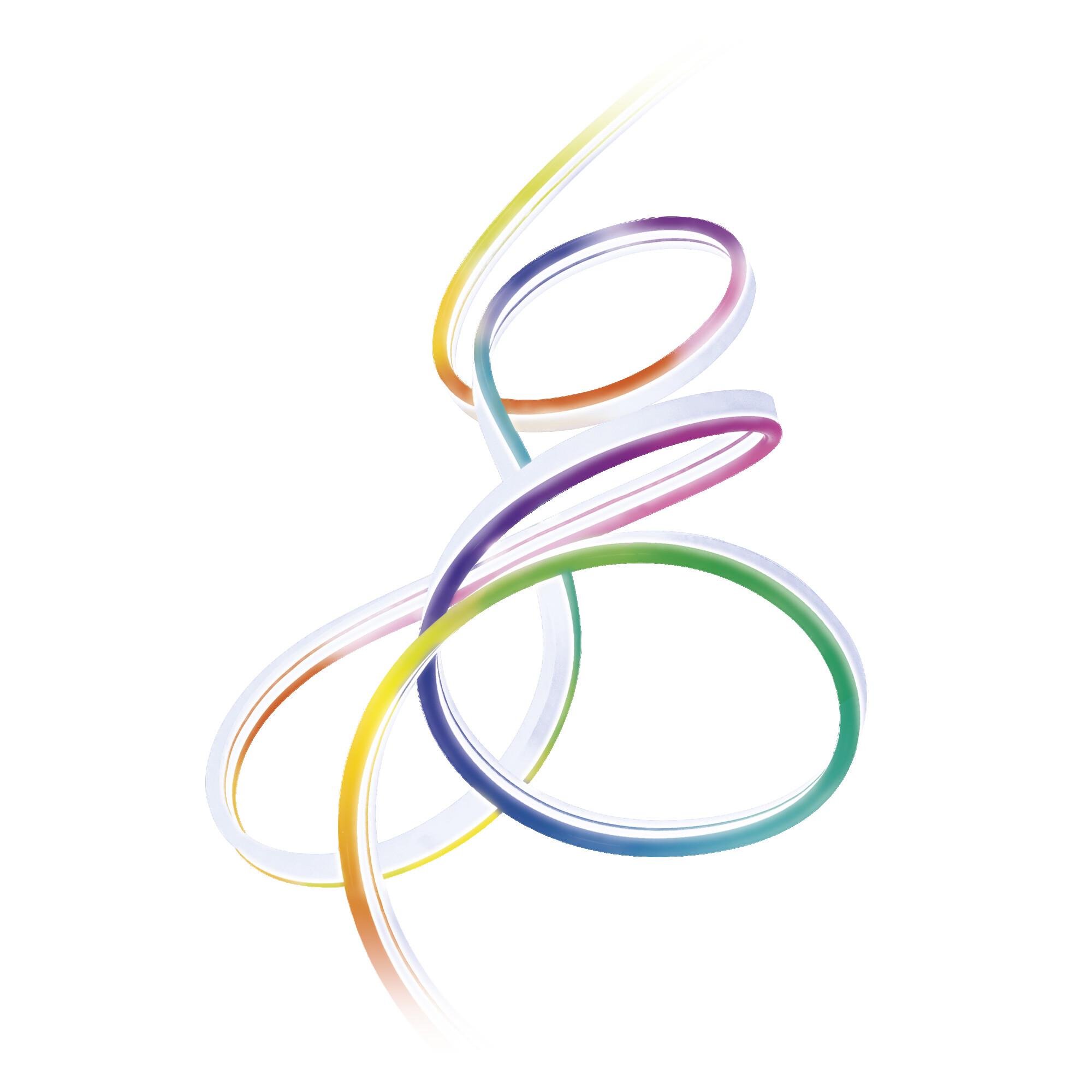 Стрічка світлодіодна Ledvance Neon Flex RGB USB 4 Вт з пультом 2 м (28327875) - фото 4