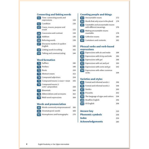 Книга Michael McCarthy/Felicity O'Dell "English Vocabulary in Use. Fourth Edition Upper-Intermediate with answer key" (ISBN:9781316631751) - фото 3