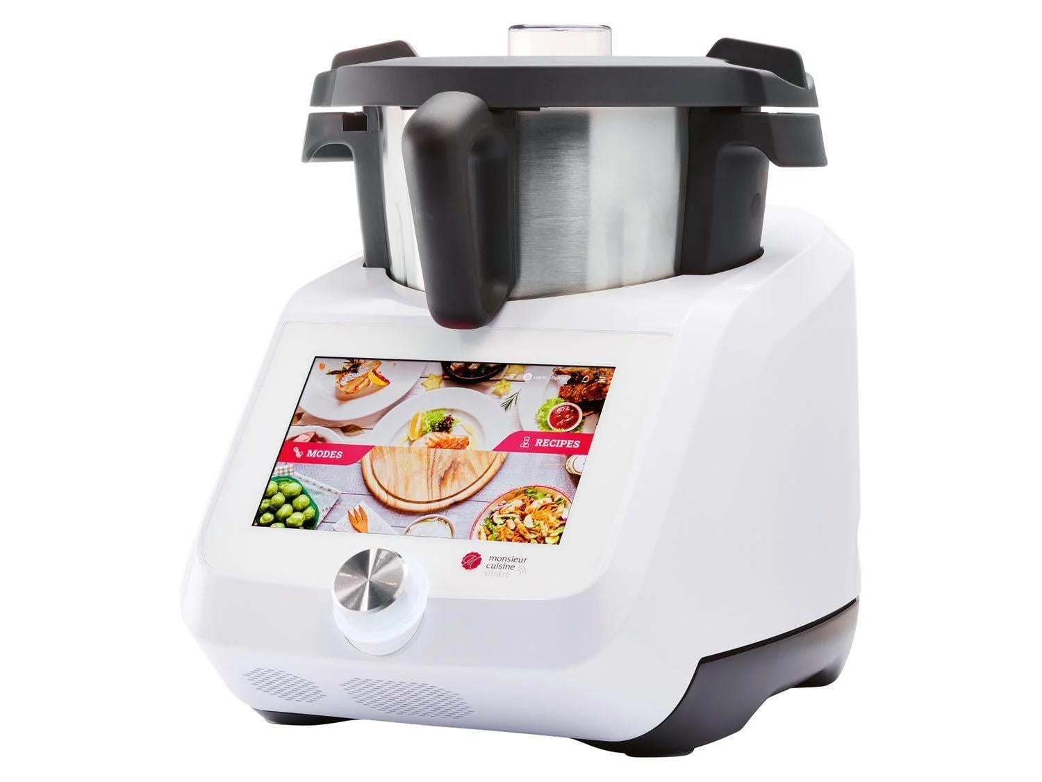 Кухонный комбайн SilverCrest Monsieur Cuisine Smart 2025 Wi-Fi 10в1 1200 Вт сенсорный дисплей