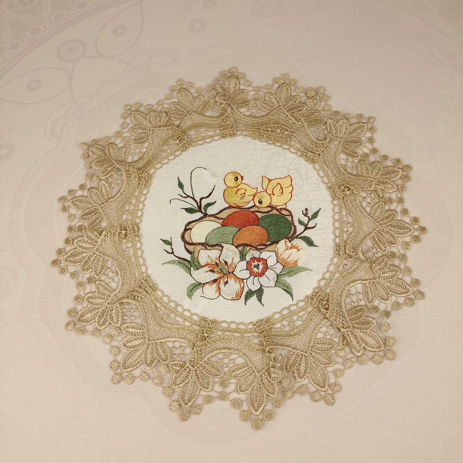 Салфетка пасхальная YM30277 d 30 см (CN37849) Салфетка пасхальная YM30277 d 30 см (CN37849)