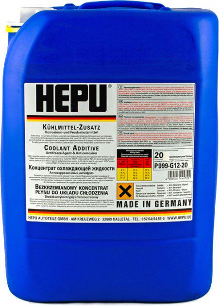Антифриз Hepu Antifreeze G12 20 л Красный