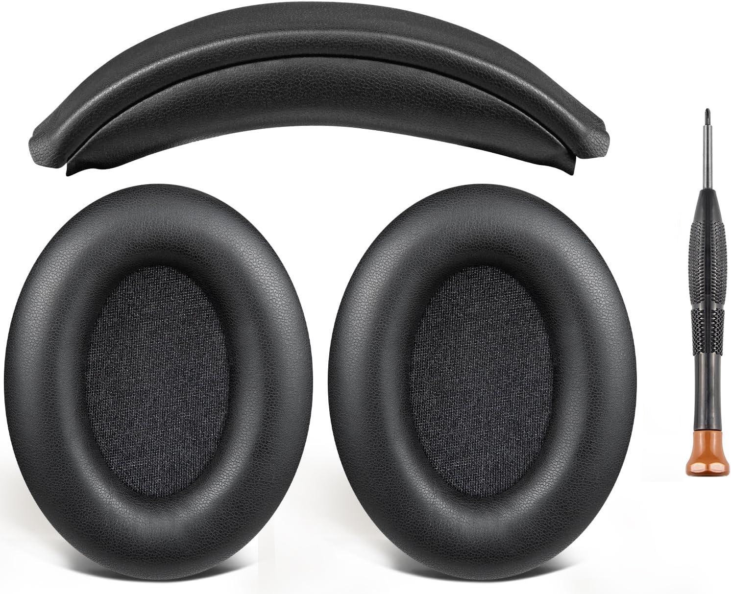Комплект для наушников Sony WH-1000XM3 амбушюры и накладка Bl-ACk (36278638)