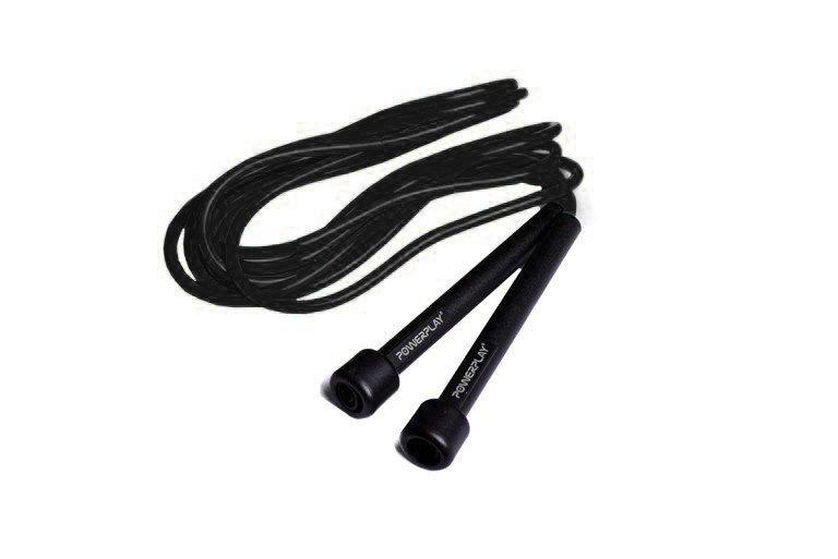 Скакалка PowerPlay 4201 Basic Jump Rope 2,8 м Чорний - фото 2