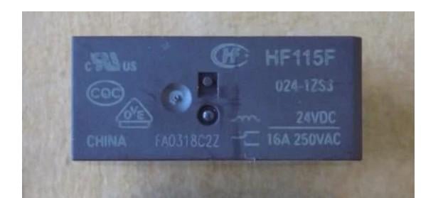 Реле HF115F-I-024-1HS3A HF115F-024-1ZS3/HF115F/024-1Z1B/NT75-1C-DC24V/RT314024/RT314024WG/JQX-115F (27724)