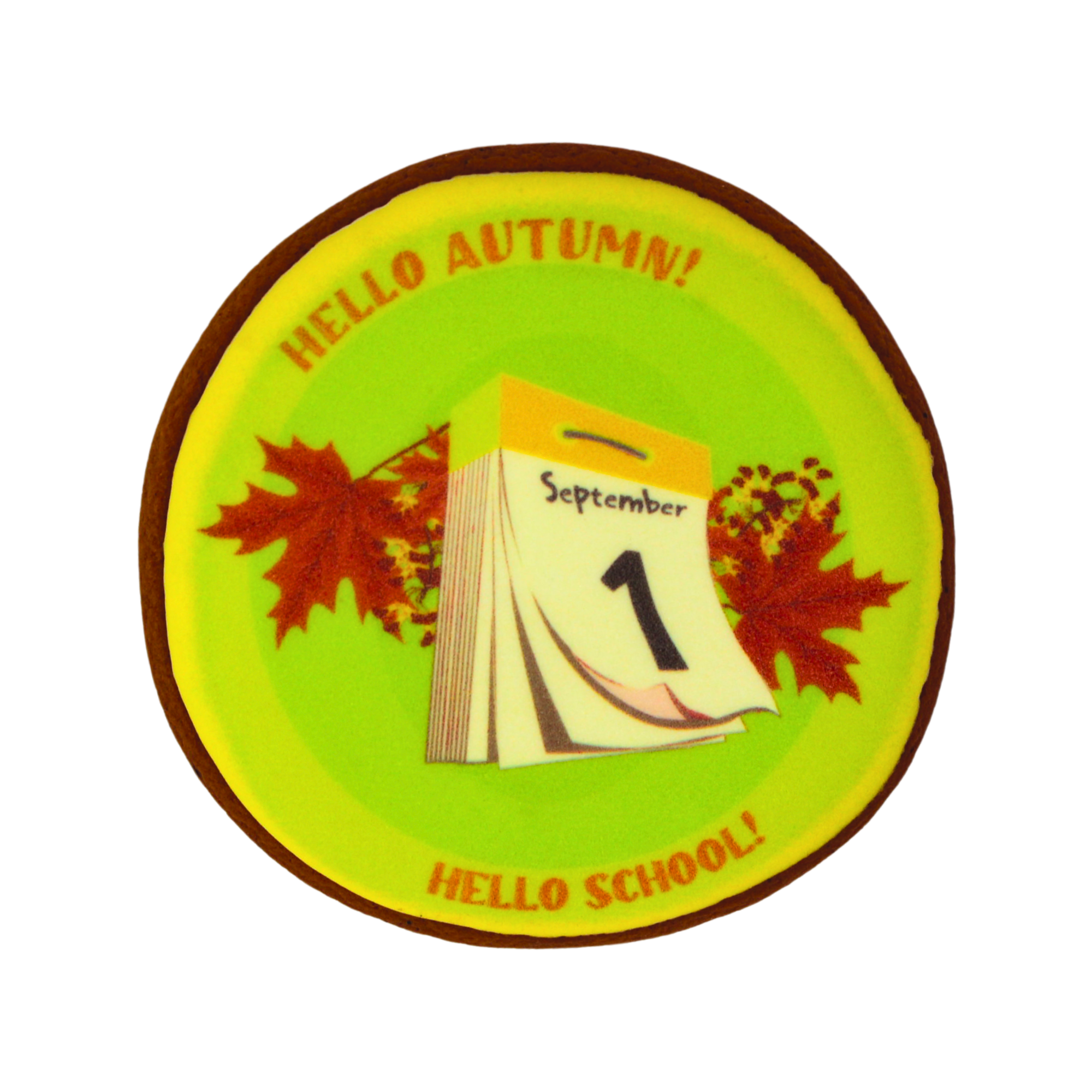 Пряник с принтом Крафт Печиво День Знаний Hello autumn! 45 г