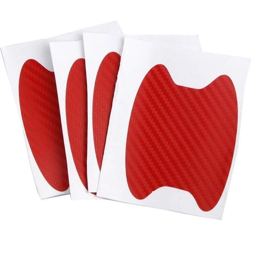 Защитная пленка для дверных ручек 8,5х6,8 см 4 шт. Красный (1211890885)