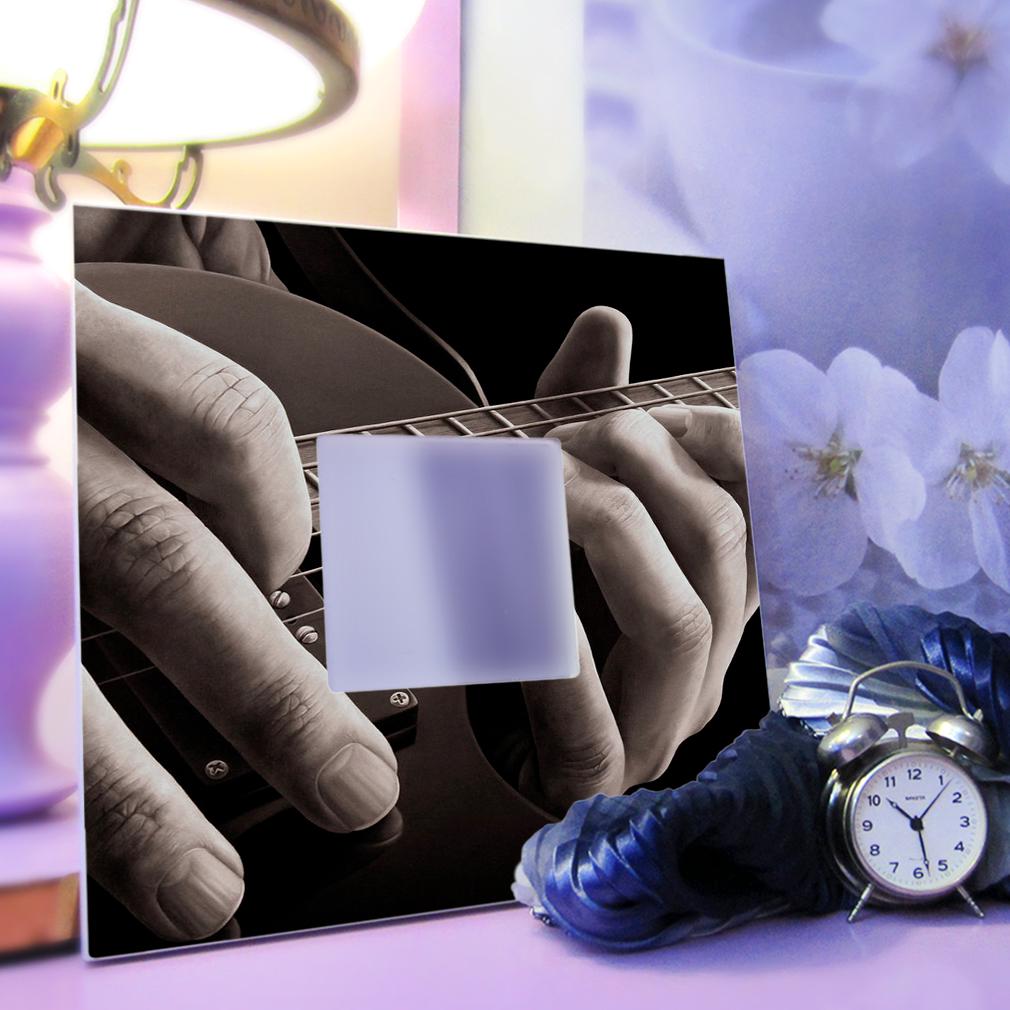 Дзеркало декоративне Гітара Музичні інструменти 260х260 мм (M00268) - фото 3