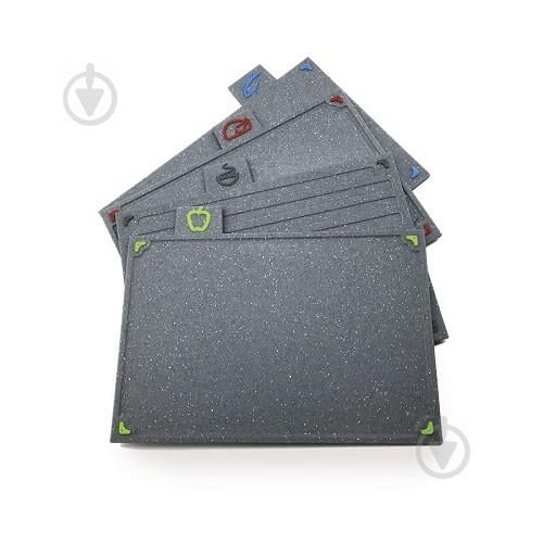 Набор разделочных досок Kamille с подставкой