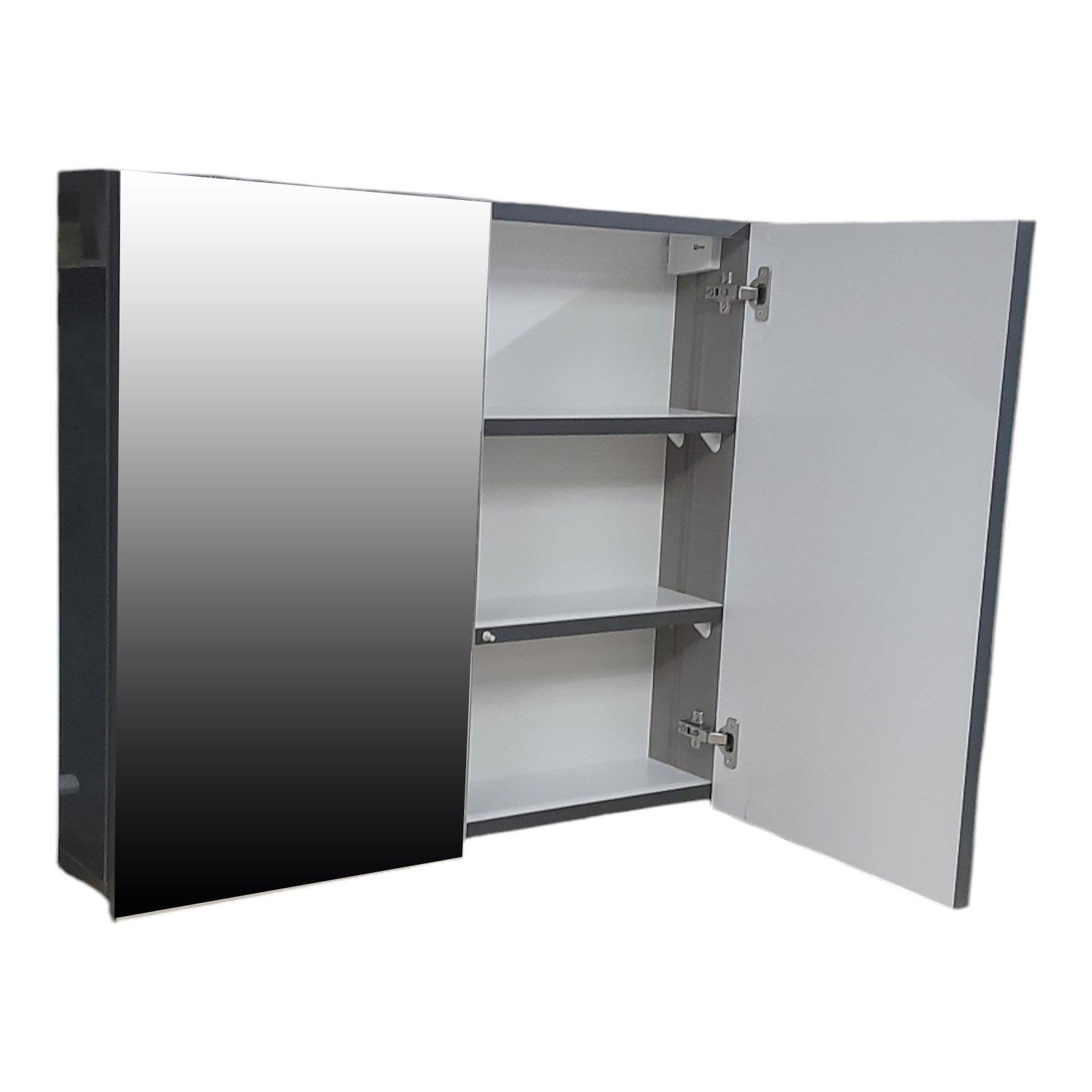 Шафа дзеркальна для ванної кімнати The MIX PL 8.2 пластикова 60 см (2347) - фото 3