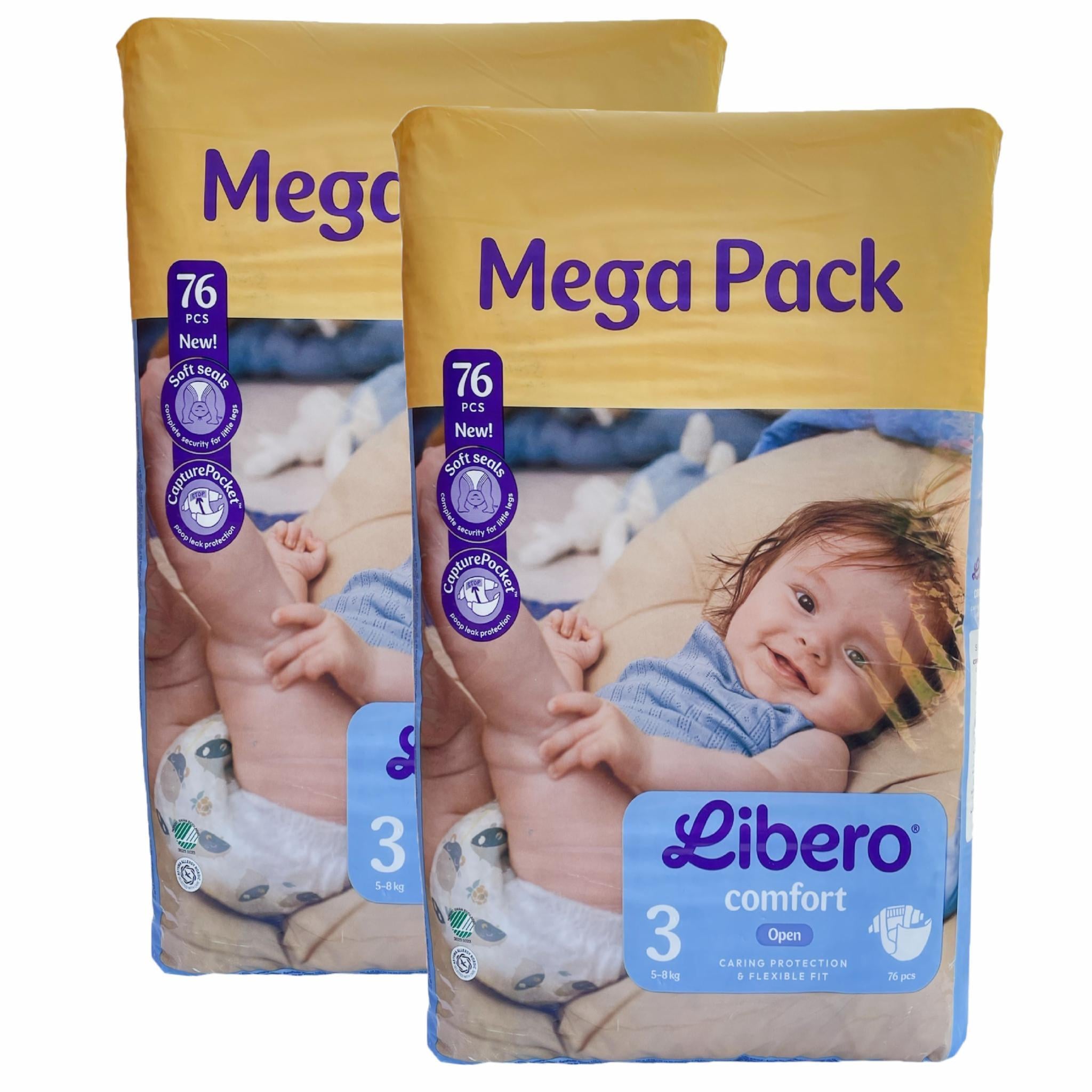 Подгузники Libero Comfort 3 5-8 кг Mega Pack 152 шт. (113828967)