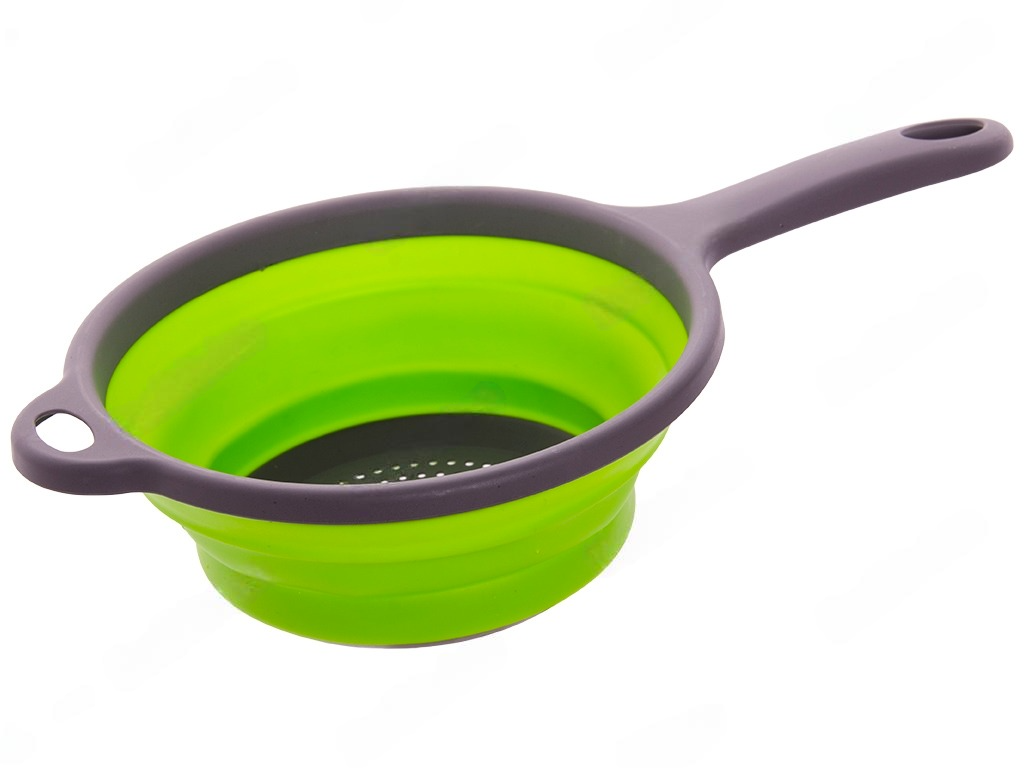 Дуршлаг-трансформер Stenson MH-3826S с ручкой силикон складной 34х19,5х8 см (594985)