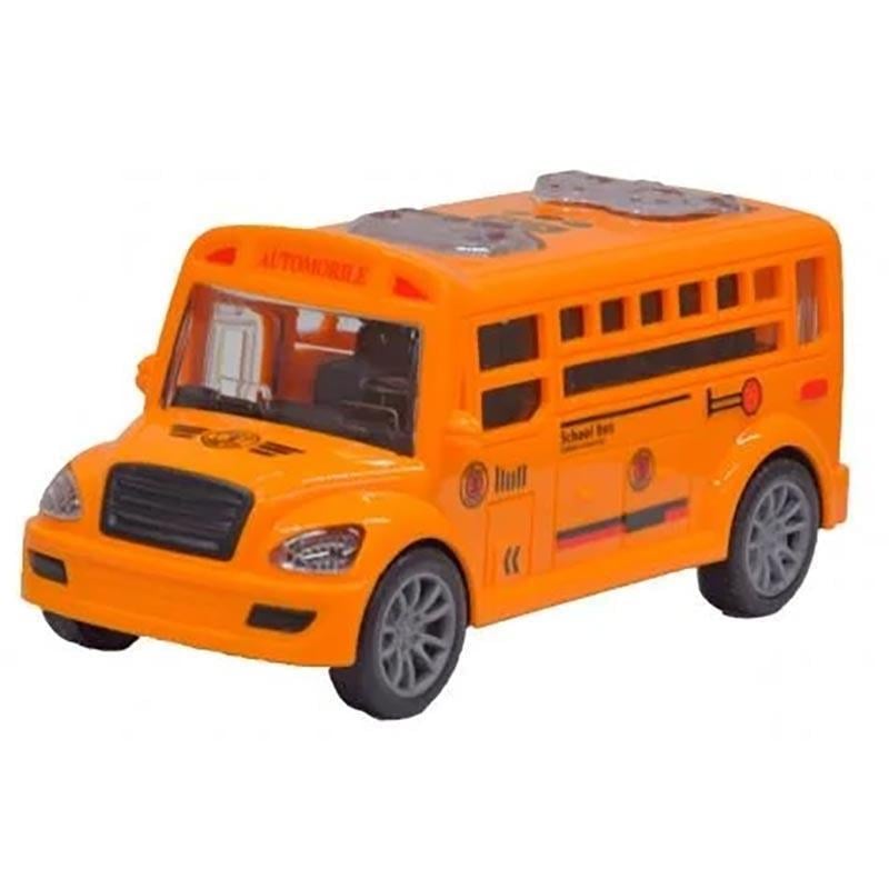 Автобус школьный JW567/066 открывается дверь 13 см Orange (2743122159)