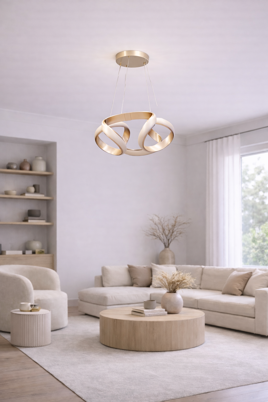 Люстра Orbit Noir LED 3 режима 151W (20196/4CF)