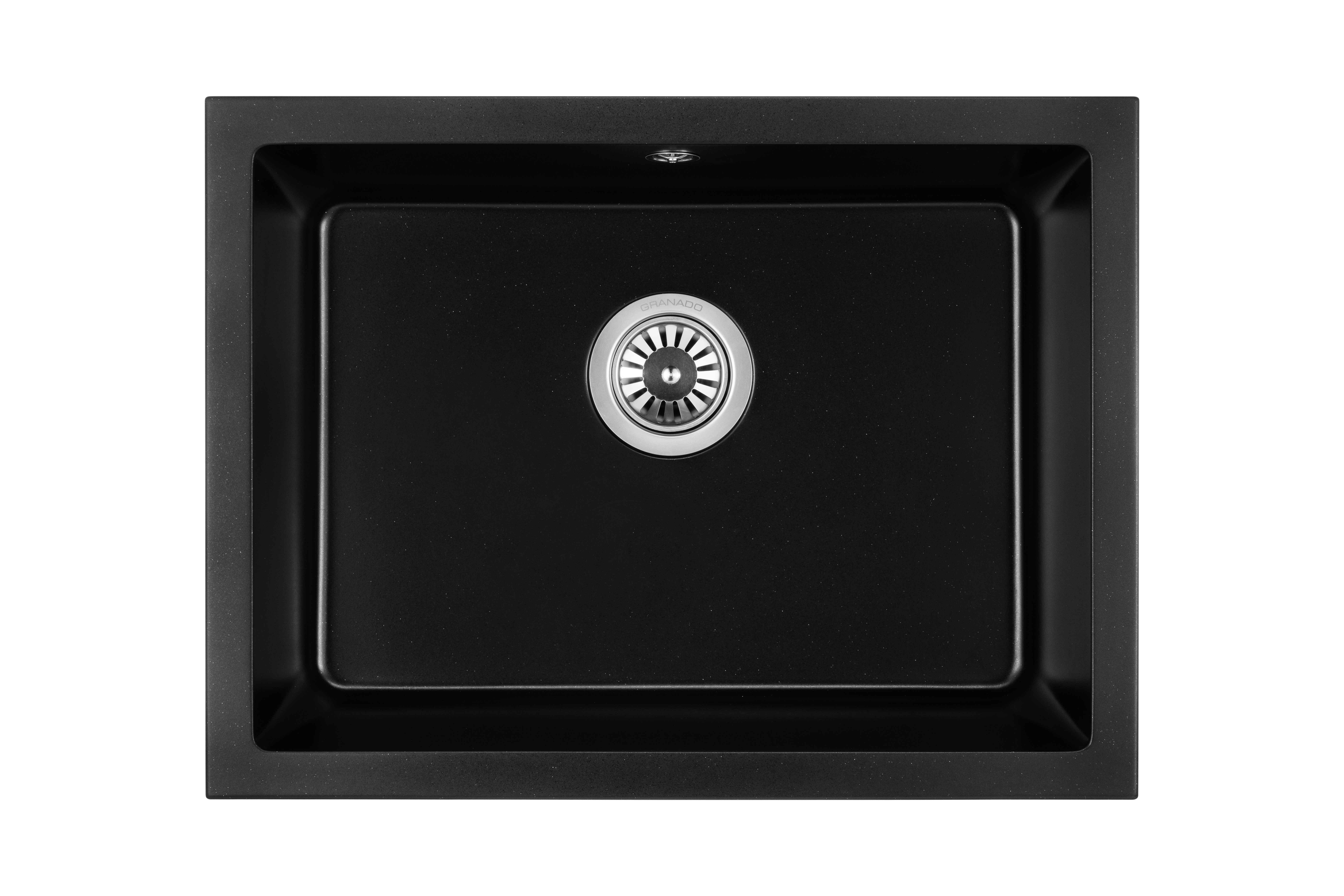 Мойка для кухни Granado Under top L Black shine