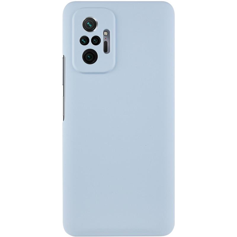 Противоударный Чехол Silicone Cover Lakshmi Full Camera (AAA) для Xiaomi Redmi Note 10 Pro / 10 Pro Max Sweet Blue