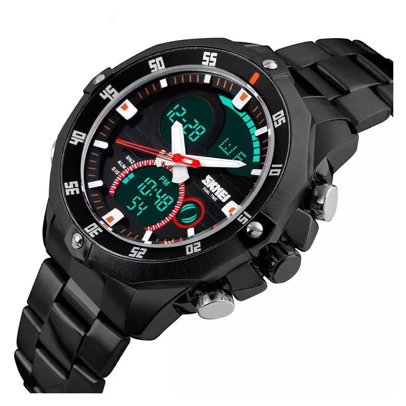 Наручний годинник чоловічий Skmei 1146 Black (1146BK) - фото 2 Наручний годинник чоловічий Skmei 1146 Black (1146BK) - фото 2