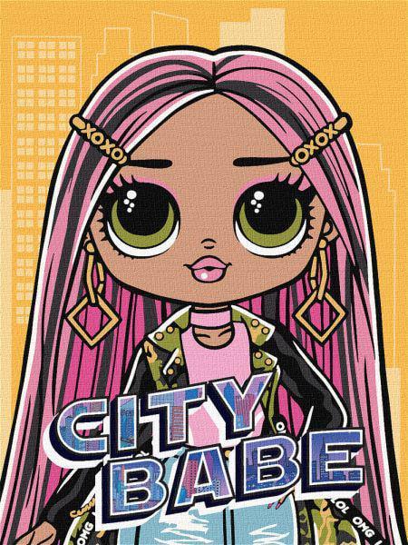 Картина по номерам Ideyka L.O.L. Surprise! O.M.G. City Babe 30x40 см (KHO6277)