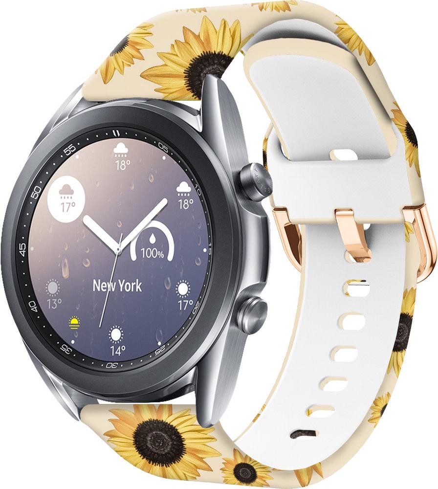 Ремешок силиконовый Colorful для Galaxy Watch 3 41 мм Sunflower Powder (37706)