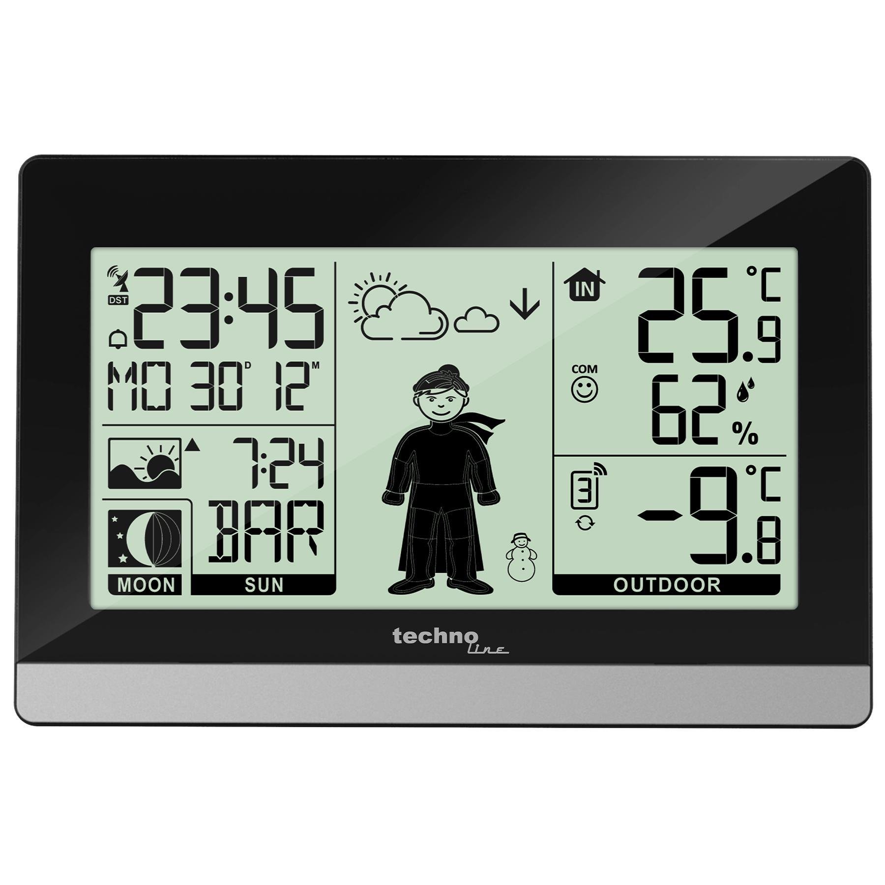 Метеостанція Technoline WS9612 Black (951) - фото 2