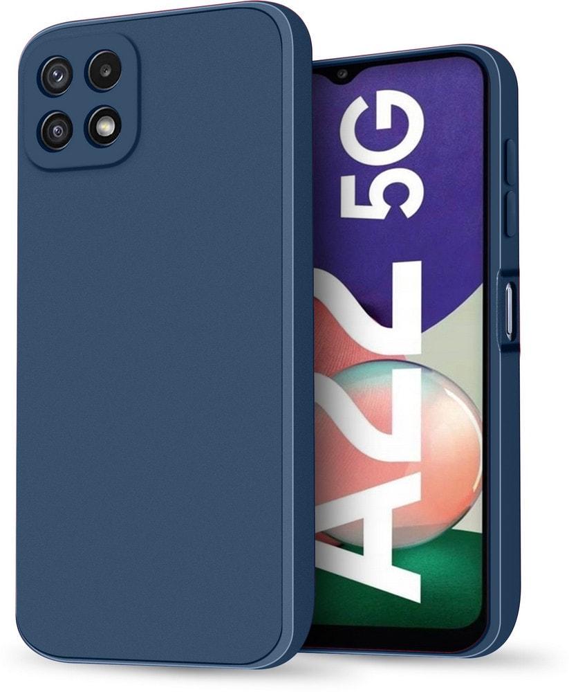 Силиконовый чехол HardCorner Samsung Galaxy A22 5G A226 (с микрофиброй) Blue (36127-28) Силиконовый чехол HardCorner Samsung Galaxy A22 5G A226 (с микрофиброй) Blue (36127-28)
