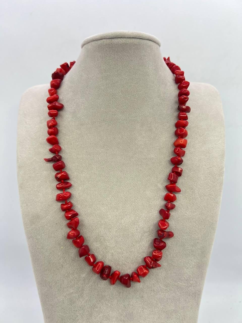 Бусы коралл 44 см Красный (11832)