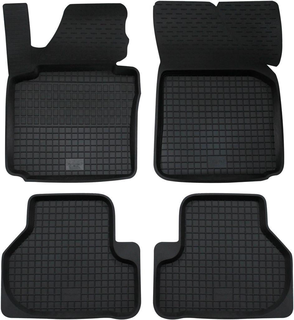 Коврики автомобильные в салон Polytep Skoda Octavia II с 04-13 г.в. 4 шт. Черный (15292990)