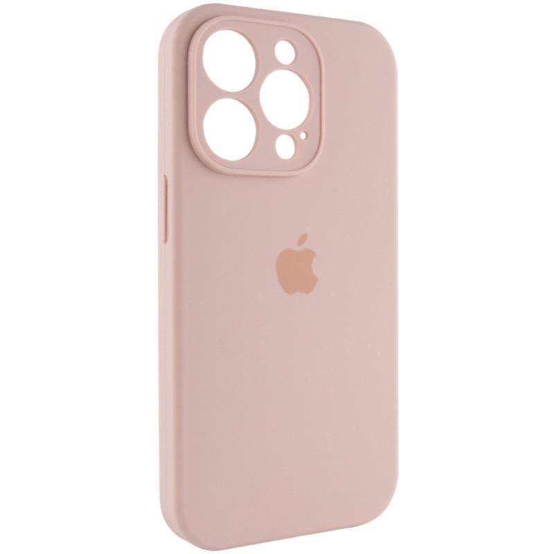 Протиударний Чохол Silicone Case Full Camera Protective (AA) для Apple iPhone 15 Pro Max (6.7") Рожевий / Pink Sand - фото 2