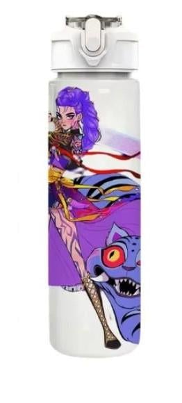 Детская бутылка для воды с трубочкой KPop Demon Hunters 750 мл (35109983)