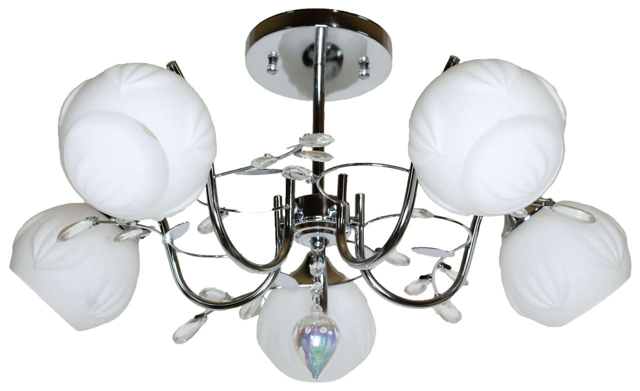 Люстра Svlight пятиламповая 7080/5 Хром (1040925232)
