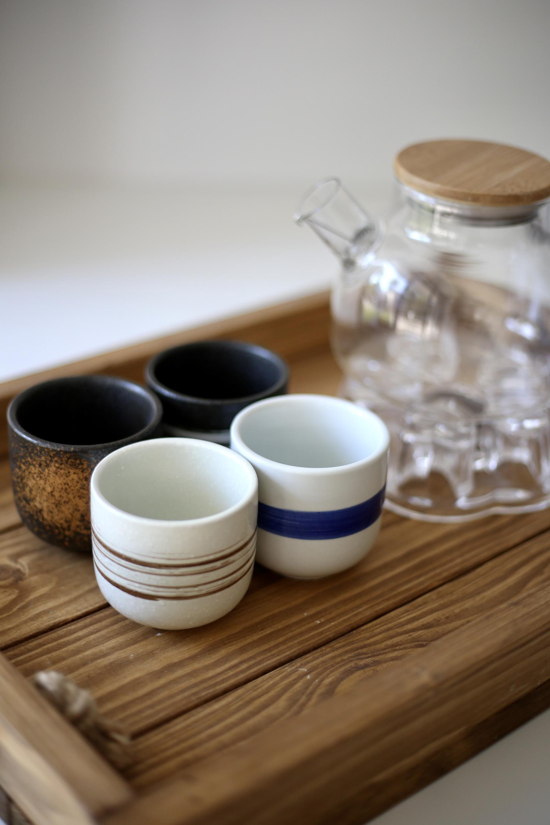 Чашка японская чайная из керамики 200 мл Бело-синий (00000010123) - фото 5 Чашка японская чайная из керамики 200 мл Бело-синий (00000010123) - фото 5