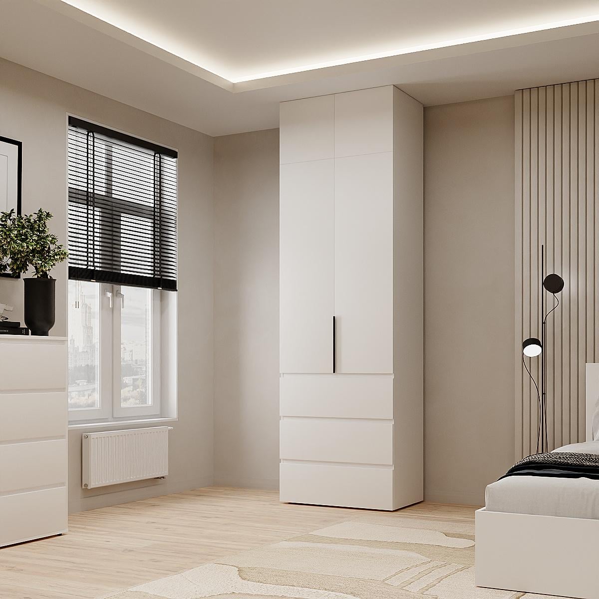 Шкаф распашный ART IN HEAD №1 Light с антресолью 800x500x2600 мм Кашемир (GAA2LT11140000000) Шкаф распашный ART IN HEAD №1 Light с антресолью 800x500x2600 мм Кашемир (GAA2LT11140000000)