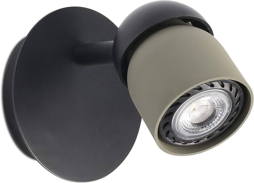 Спот Faro 40662 Coco wall lamp 1L Black/Green (FR40662)