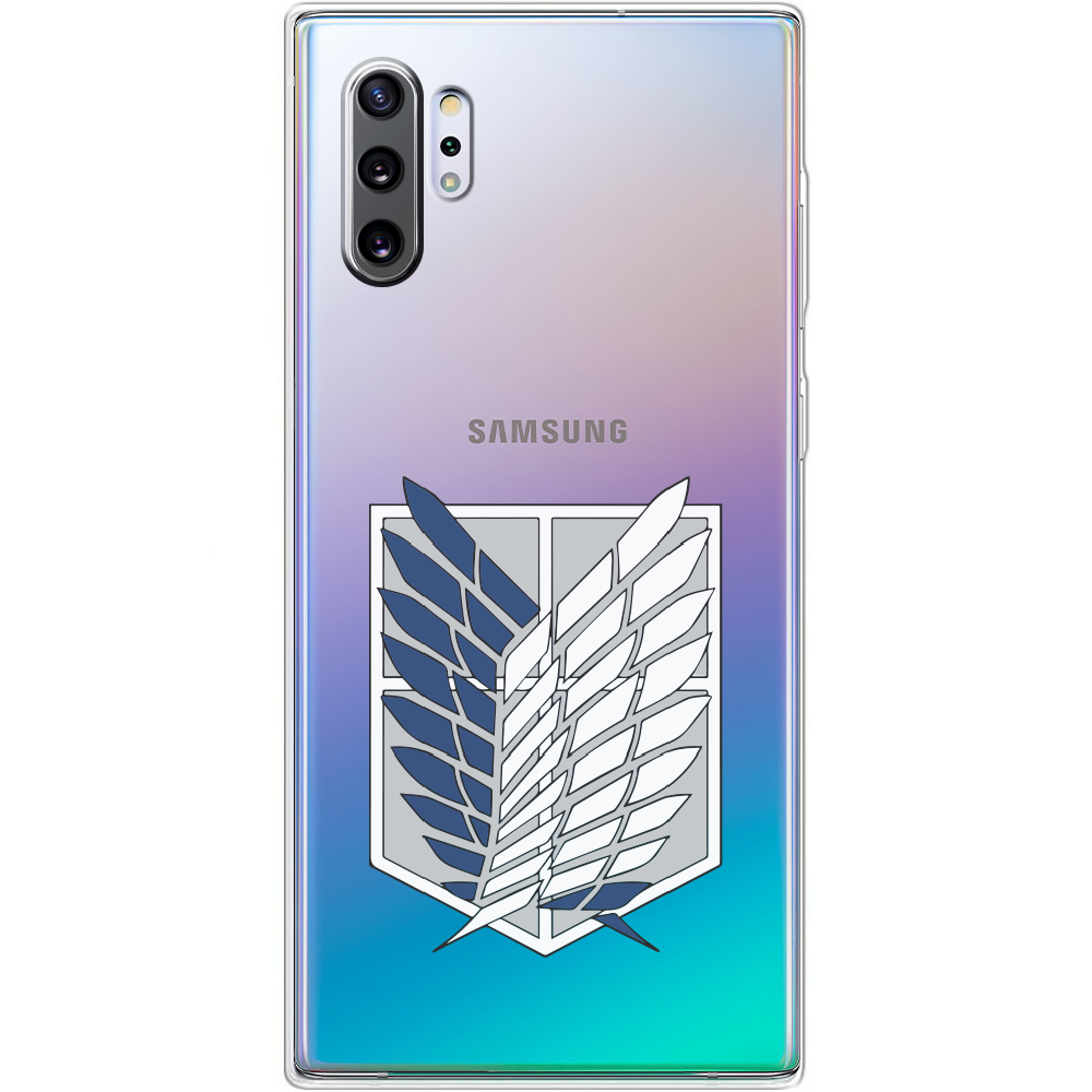 Чохол Boxface Samsung N975 Galaxy Note 10 Plus Атака Титанів Крила Свободи Прозорий силікон (37686-bk88-37686)