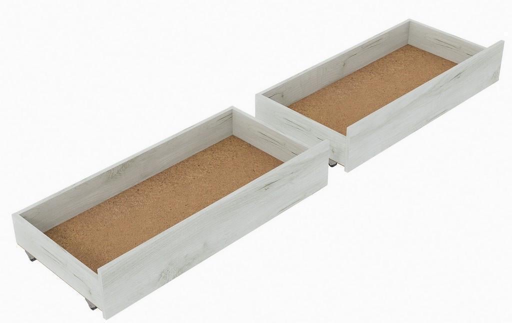 Комплект ящиков для Кровать-800 Эверест 98х61х21 см Крафт белый (ЕВ20738,05)