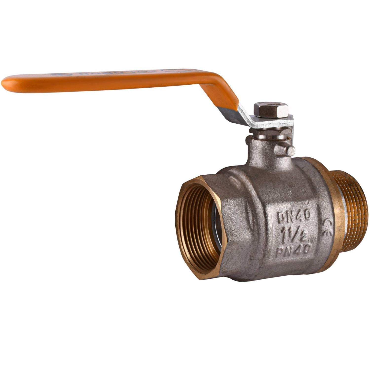 Кран шаровой Solomon В1002FM 000001497 1 1/2" ВЗ для газа ручка (104567)