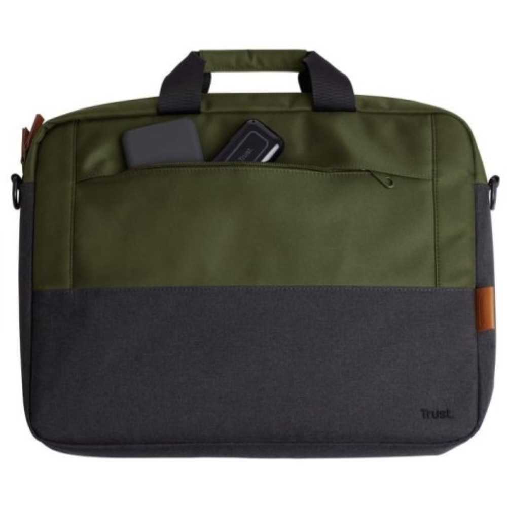 Сумка для ноутбука Trust Lisboa laptop bag 16" Зеленый (25245) - фото 3