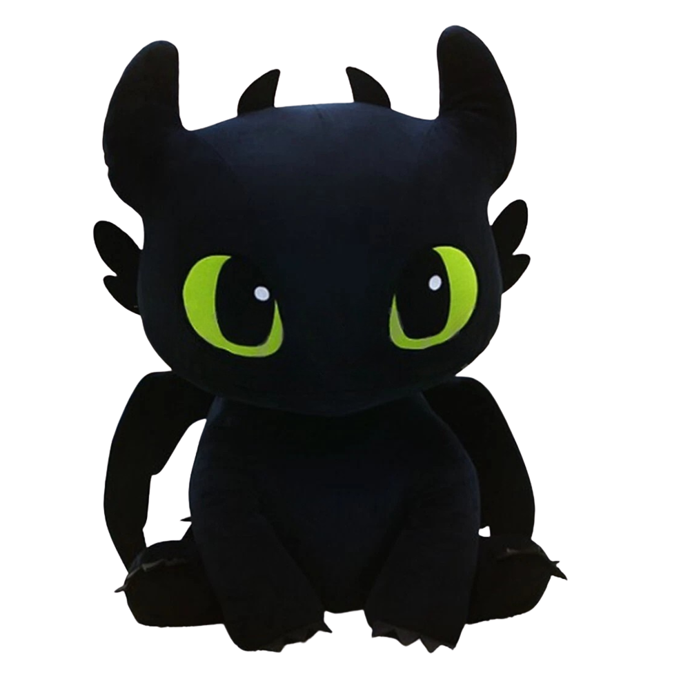 Мягкая игрушка дракон Беззубик ночная фурия Как приручить дракона 65 см Черный (9081/65)