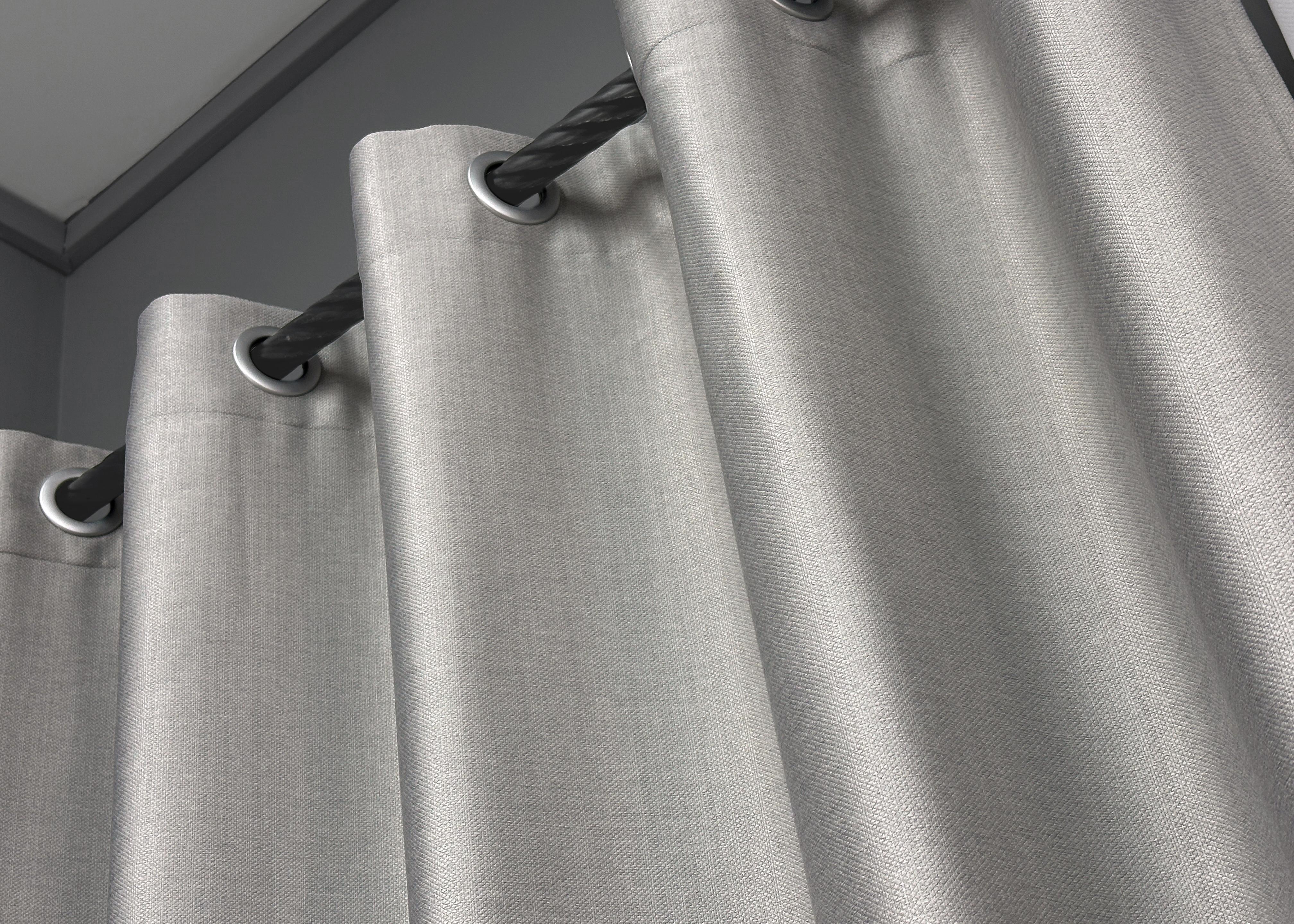 Комплект штор на люверсах VR-Textil Шенил однотонный № 1690ш 150х250 см 2 шт. Пепельный (37-0242) - фото 9 Комплект штор на люверсах VR-Textil Шенил однотонный № 1690ш 150х250 см 2 шт. Пепельный (37-0242) - фото 9