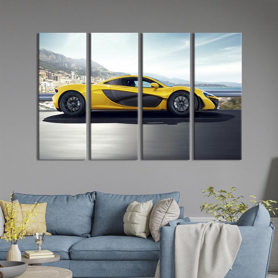 Картина на холсте Стильная модель авто McLaren P1 209x133 см (1370-41)