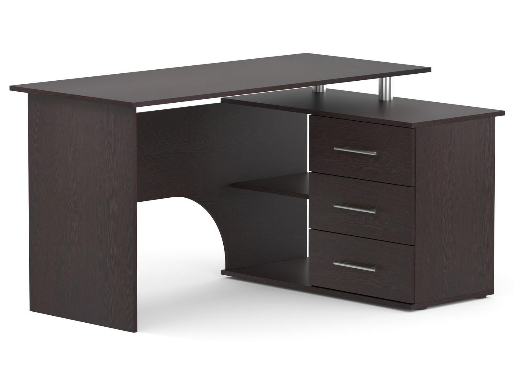 Компьютерный стол угловой XDesk-09-1 с ящиками справа 1350x744x600/935 мм Венге (КСXD9...1)