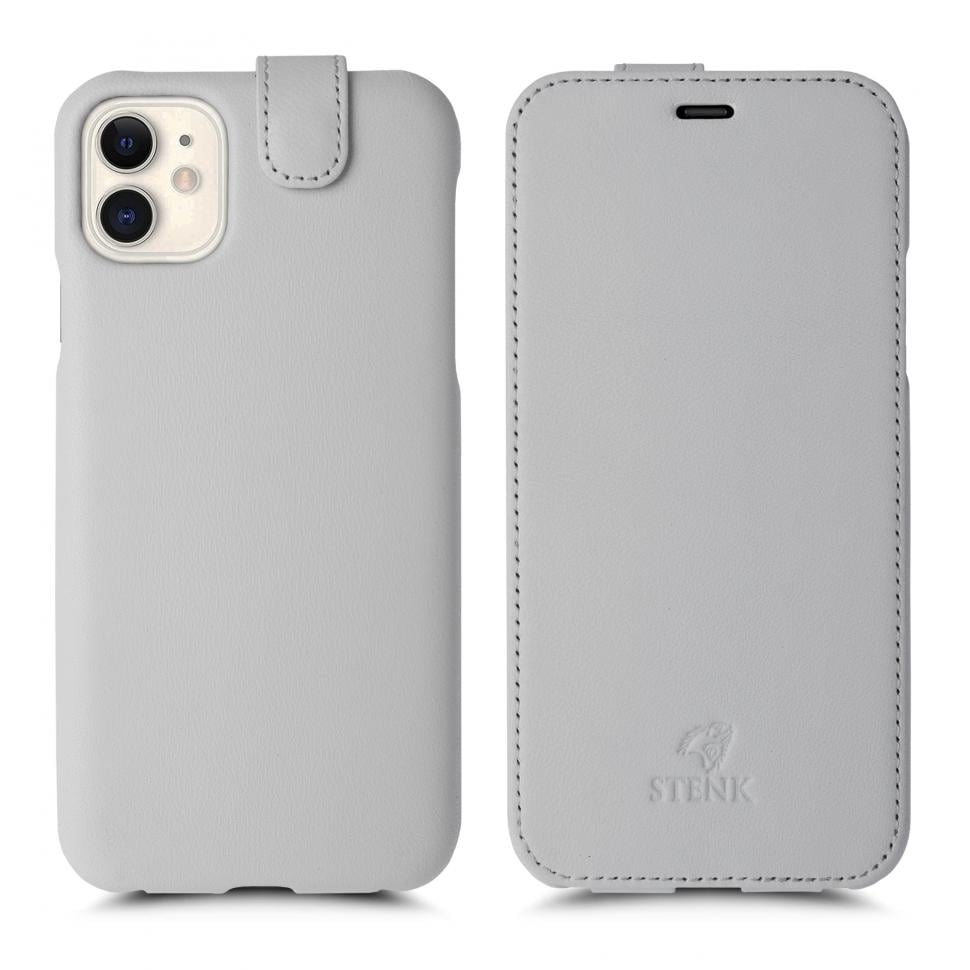 Чехол флип Stenk Premium для Apple iPhone 11 Белый (68376)