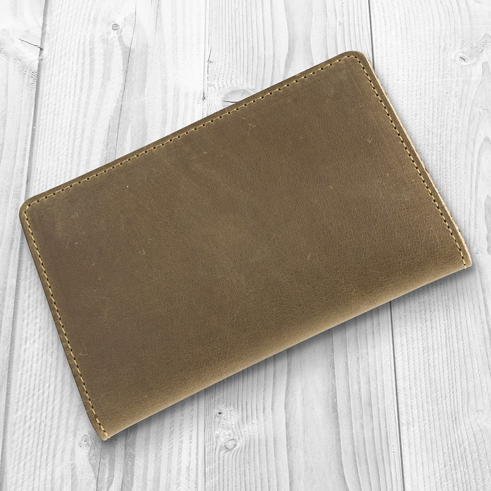Портмоне из натуральной кожи Оливковый (PB-02-S19-1020-000)