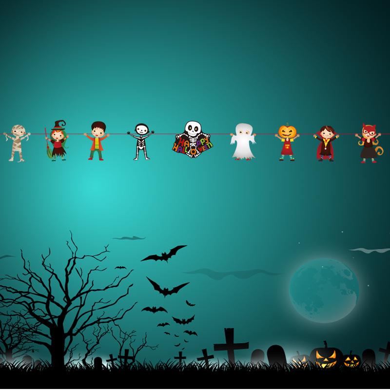 Гирлянда на Хэллоуин 280 см Разноцветный (808102) - фото 4