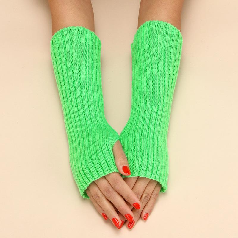 Мітенки One size Салатовий (1519) - фото 1